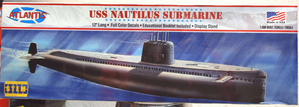 Atlantis 750 USS Nautilus Submarine U-Boot 1:300