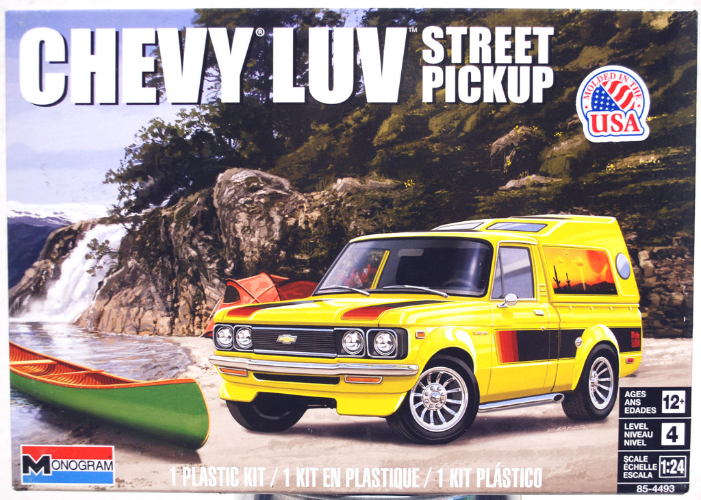 Revell 4493 1972 Chevrolet LUV Pickup Camper 1:24 USA Bausatz