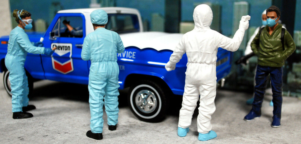 76367B American Diorama Hazmat Crew Set 6 Figuren kplt. 1:24