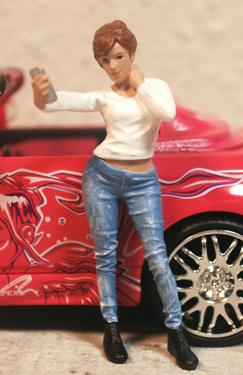 76377 American Diorama Car Meet 1 Figure I 1:24 neu 2021