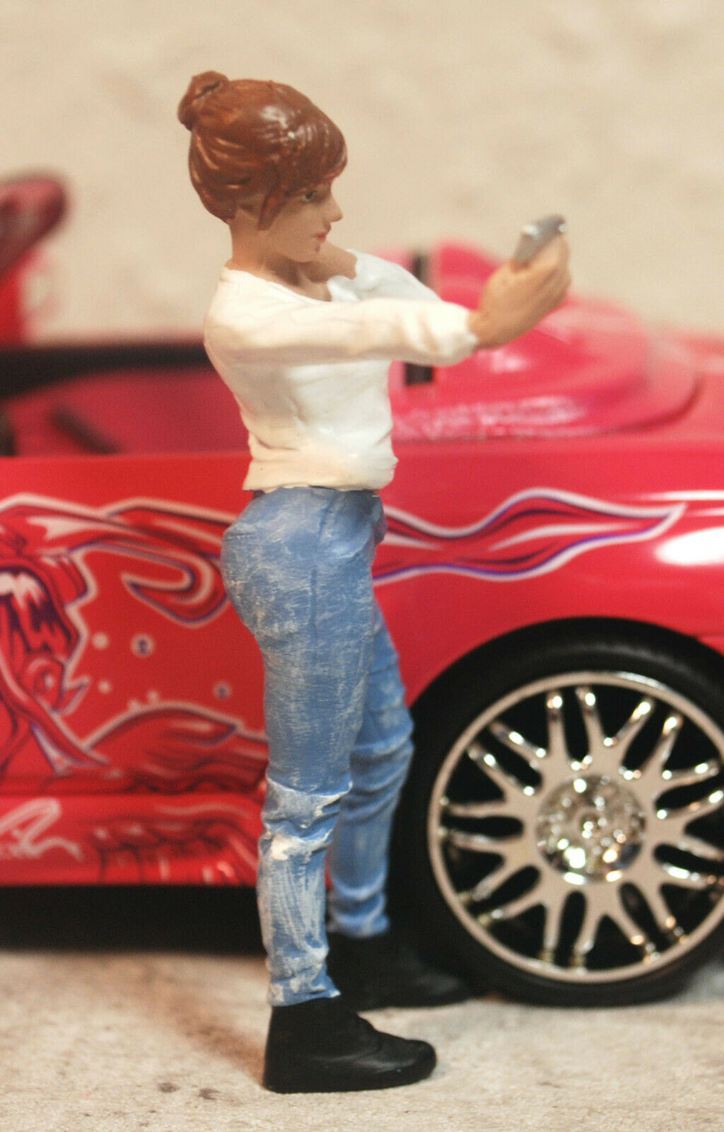 76377 American Diorama Car Meet 1 Figure I 1:24 neu 2021
