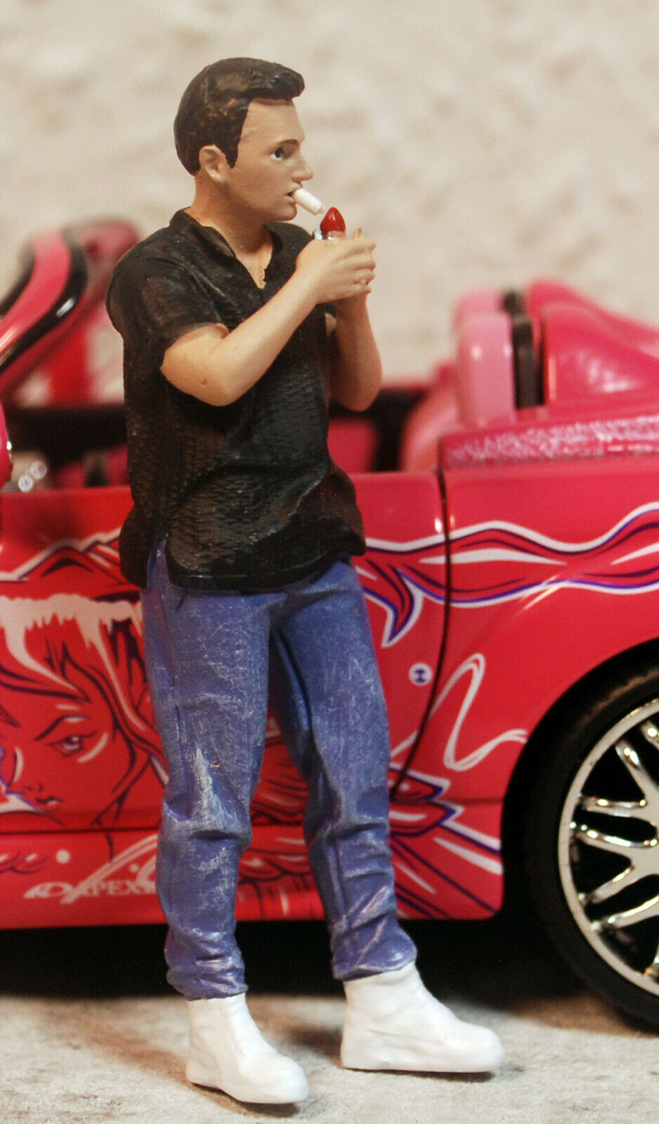 76382 American Diorama Car Meet 1 Figure VI 1:24 neu 2021