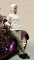 76389 American Diorama Car Meet 2 Figure I 1:24 neu 2021
