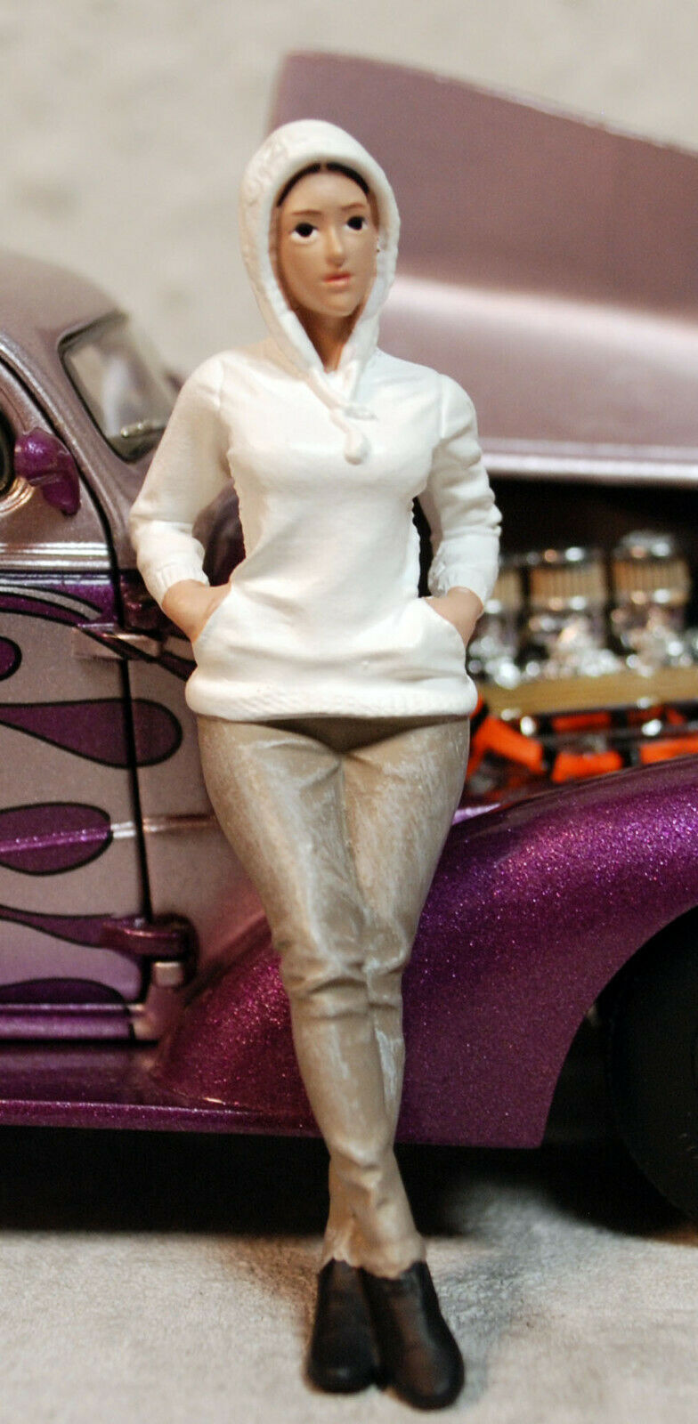 76389 American Diorama Car Meet 2 Figure I 1:24 neu 2021