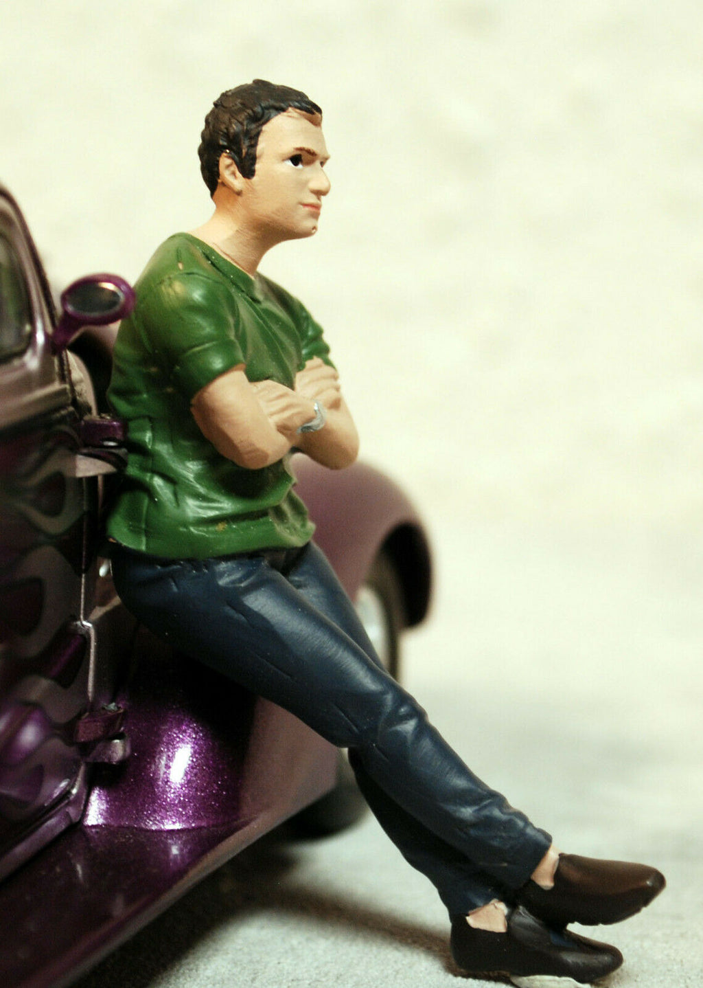 76390 American Diorama Car Meet 2 Figure II 1:24 neu 2021