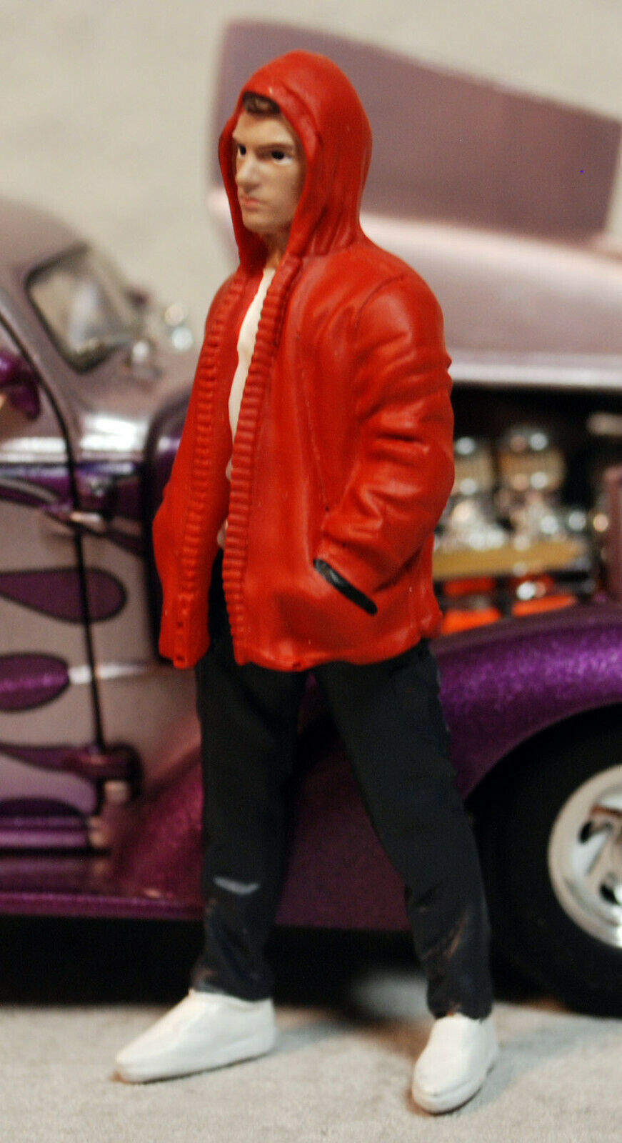 76392 American Diorama Car Meet 2 Figure IV 1:24 neu 2021