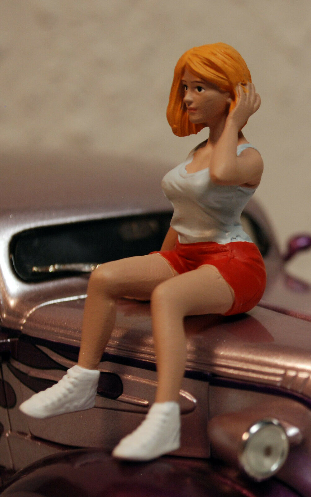 76393 American Diorama Car Meet 2 Figure V 1:24 neu 2021