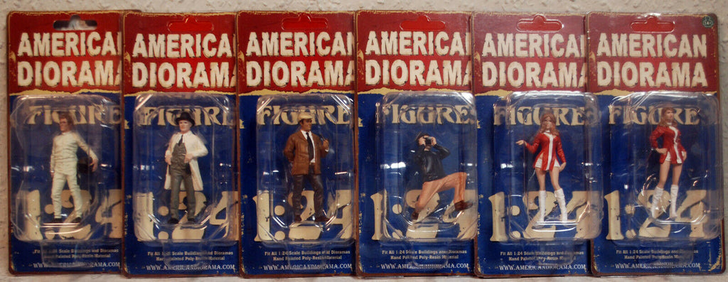 76395B American Diorama Race Day 2 Figure Set 6 Figuren 1:24