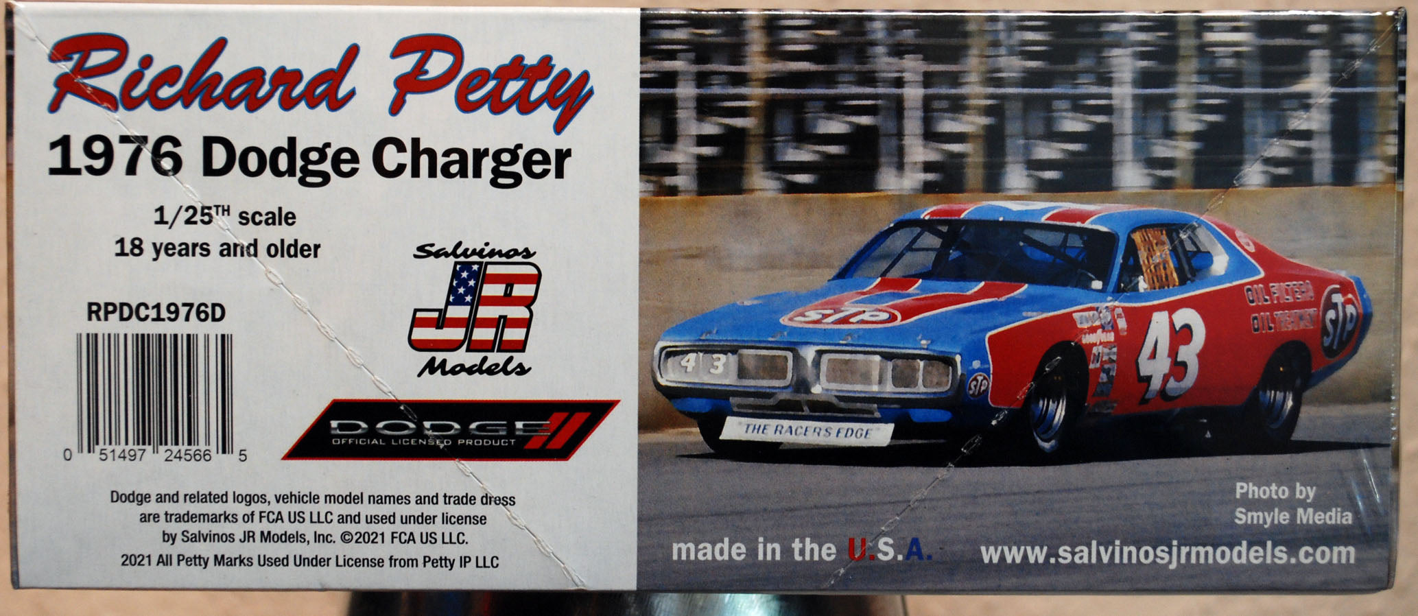 1976 Dodge Charger # 43 R. Petty STP Petty Enterpr. 1:25 Salvinos JR 245665