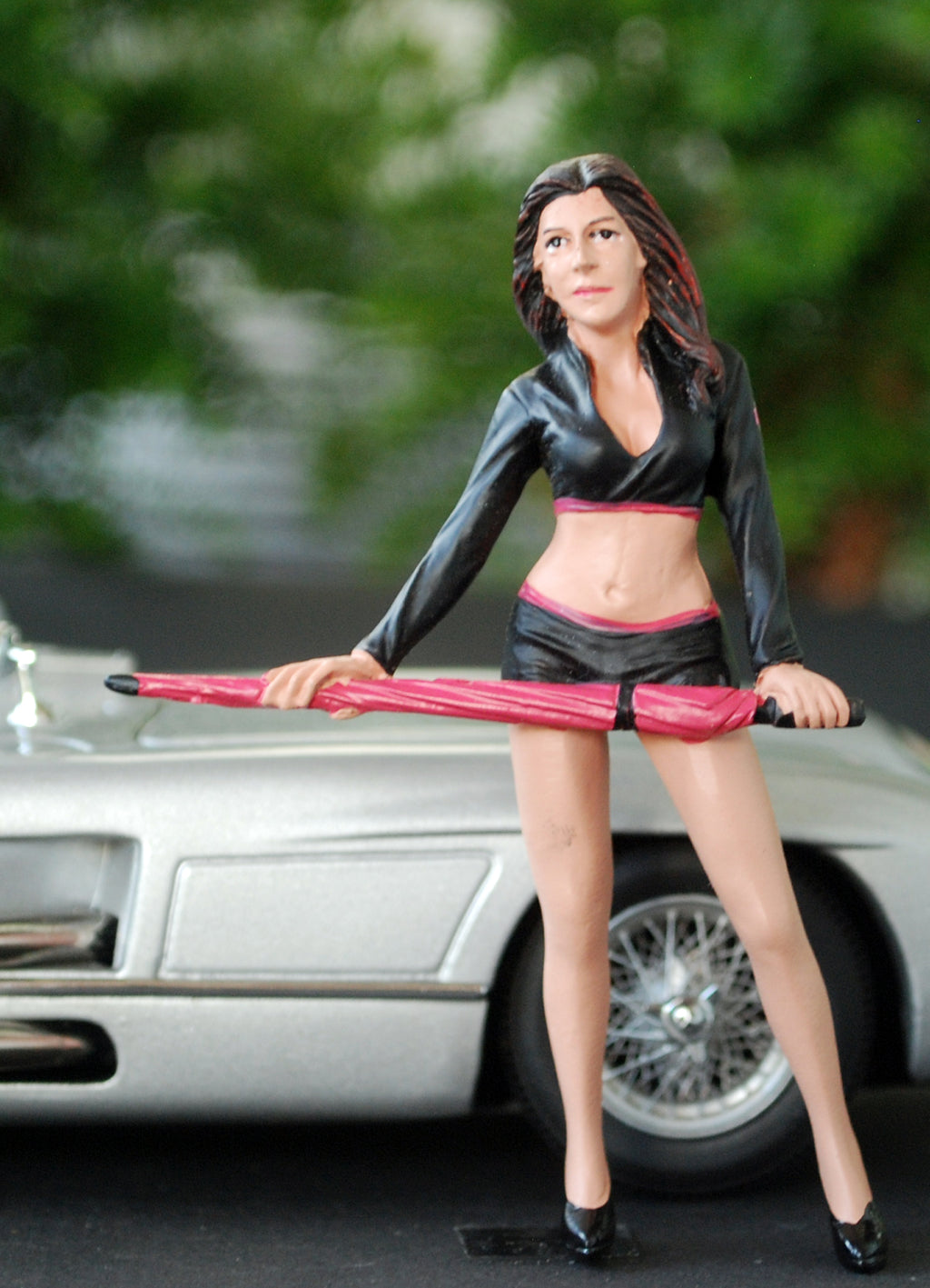 77485 American Diorama Umbrella Girl I Formel 1 Grand Prix, 1:24, neu 2017 neu