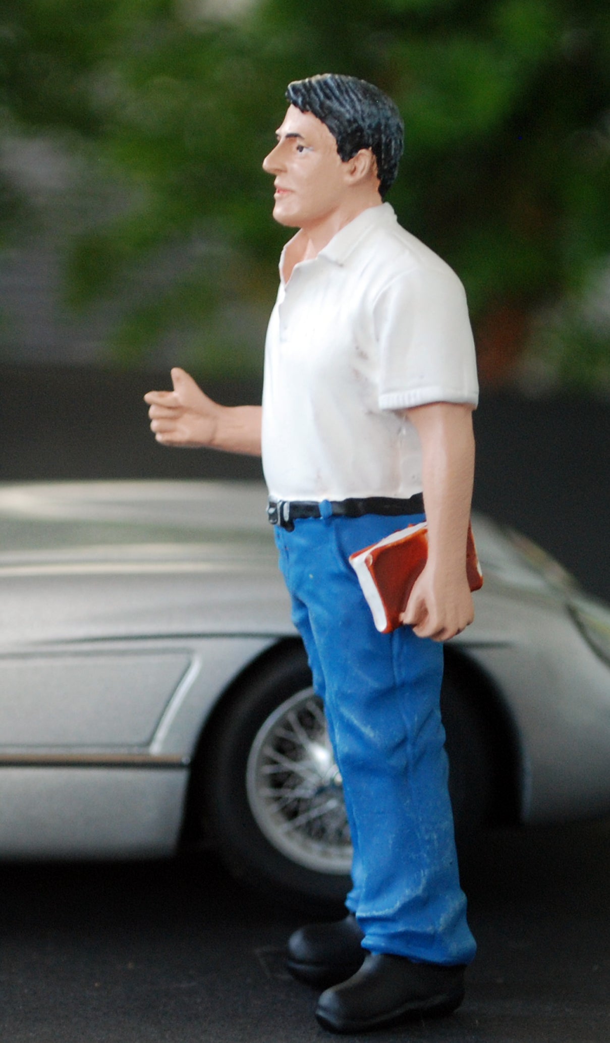 77493 American Diorama Werkstatt Team Mechanic Manager Tim 1:24