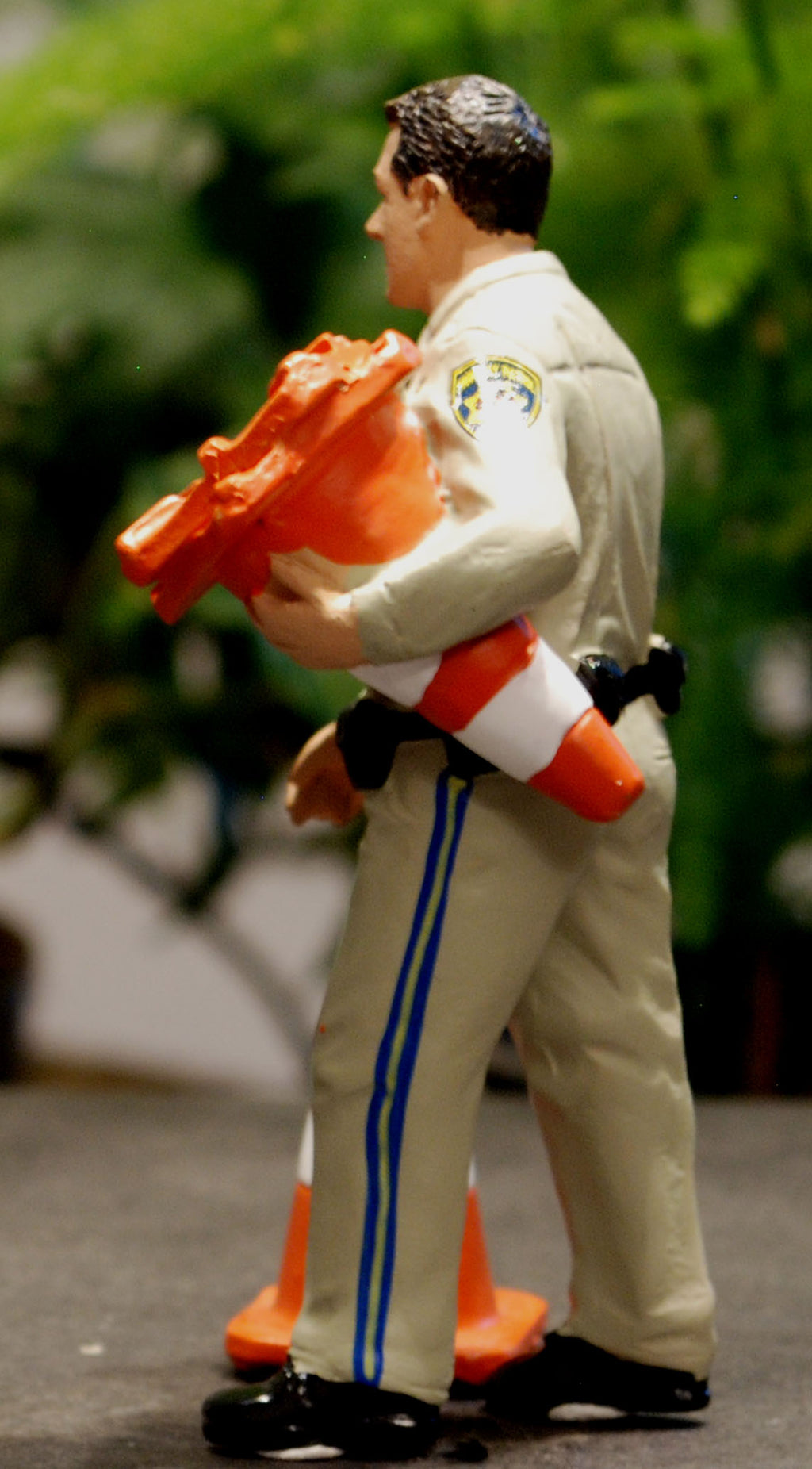 77514 American Diorama Sheriff Collecting Traffic Cones Polizei 1:24