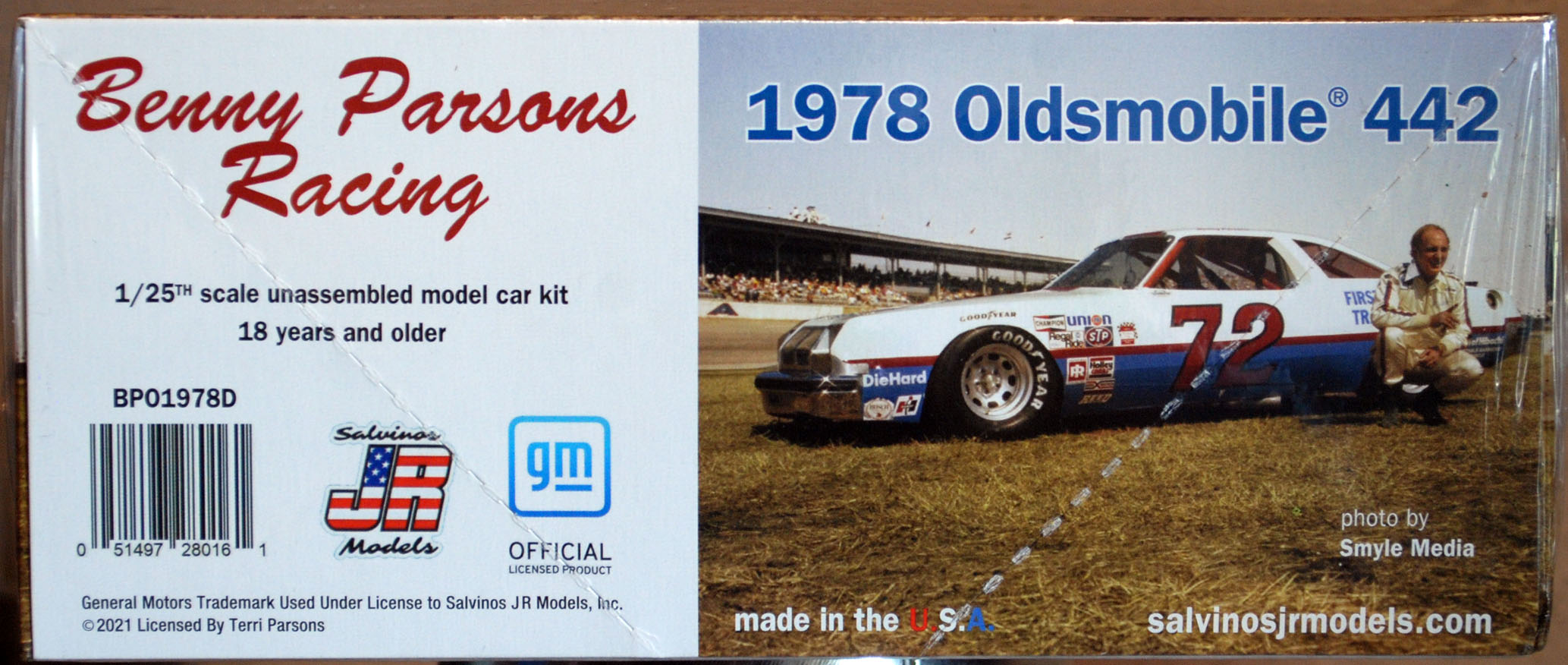 1978 Oldsmobile 442 # 72 Benny Parson Racing 1:25 Salvinos JR 280161
