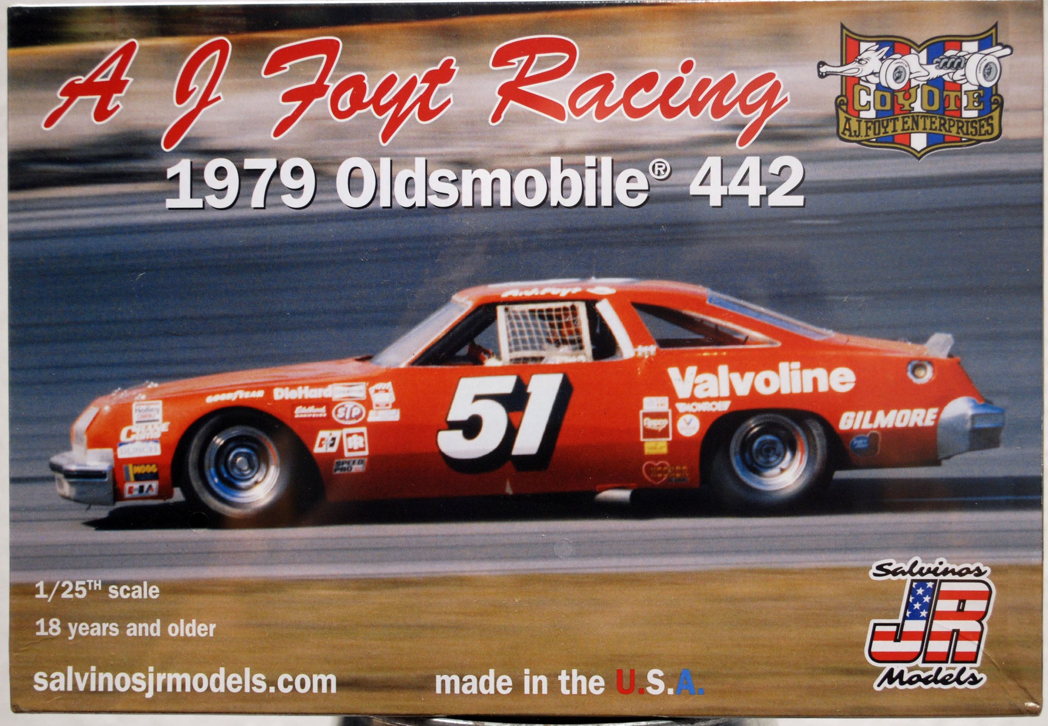 1979 Oldsmobile 442 # 51 A. J. Foyt 1:25 Salvinos JR 226220
