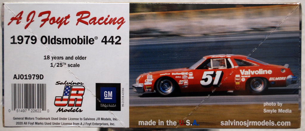 1979 Oldsmobile 442 # 51 A. J. Foyt 1:25 Salvinos JR 226220
