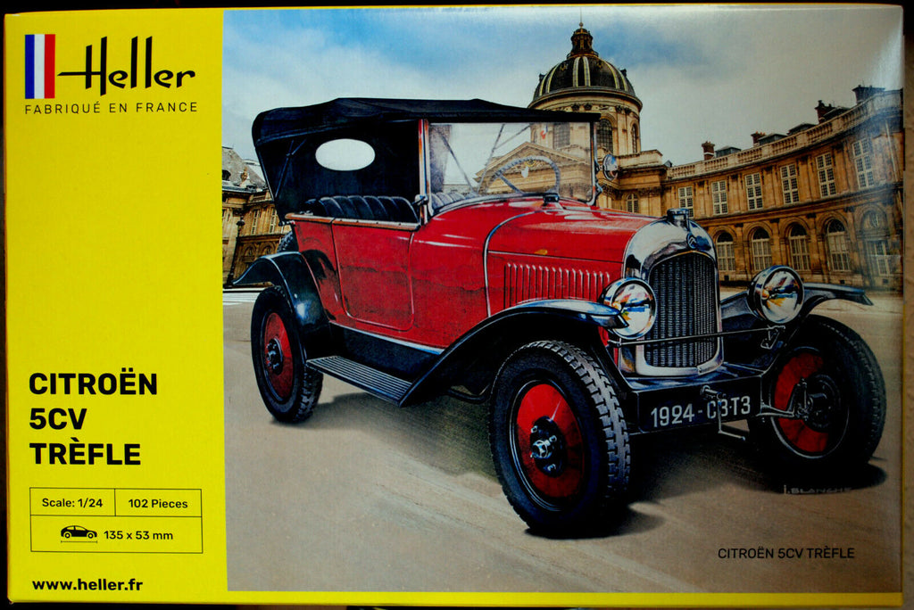 1924 Citroen 5 CV Trefle 1:24 Heller 80702