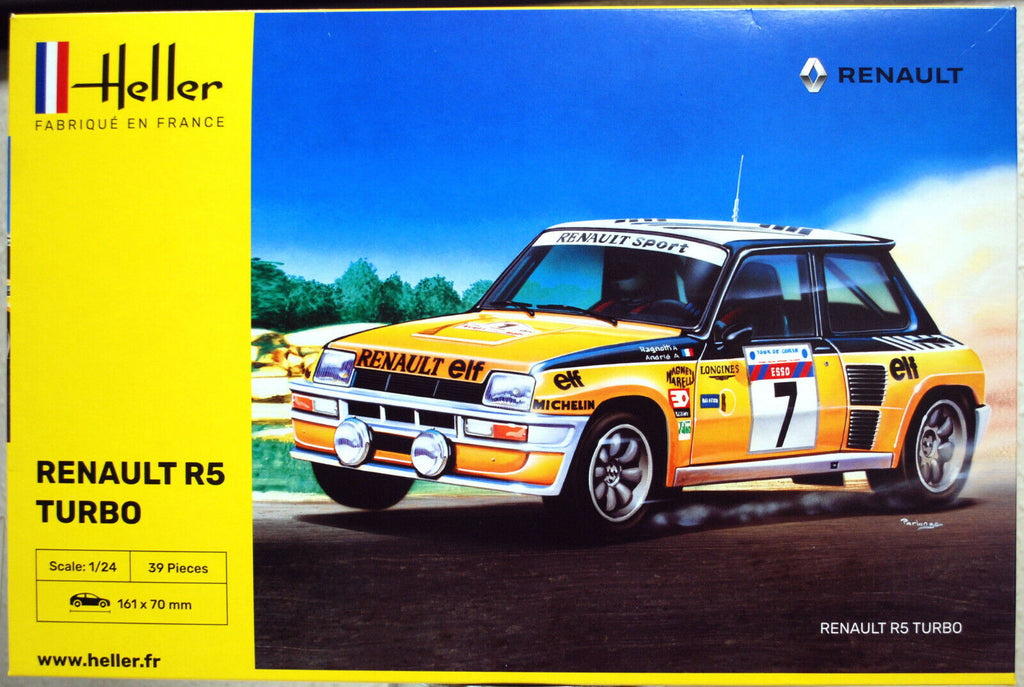 Heller 80717 1978 Renault R5 Alpine Rallye Tour de Corse 1:24