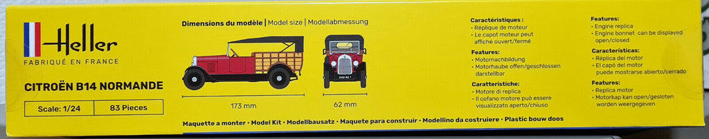 Heller 80729 192 Citroen B 14 Normande 1:24 wieder neu 2021