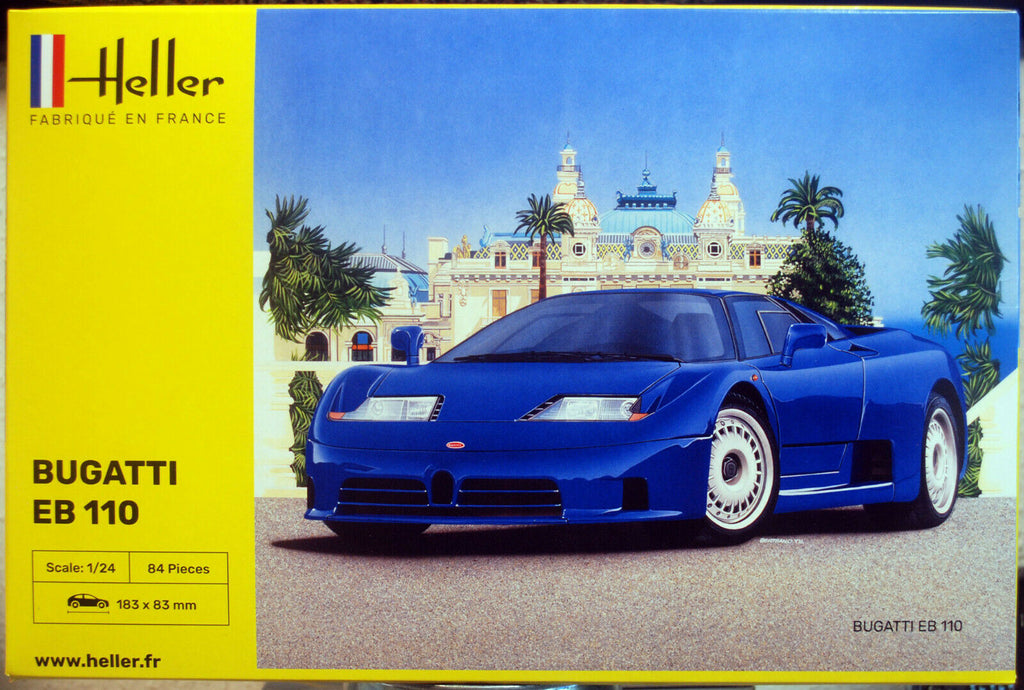 Heller 80738 1991 Bugatti EB 110 1:24