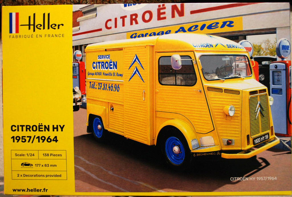Heller 80744 1957 Citroen Fourgon Type HY 1:24