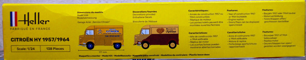 Heller 80744 1957 Citroen Fourgon Type HY 1:24