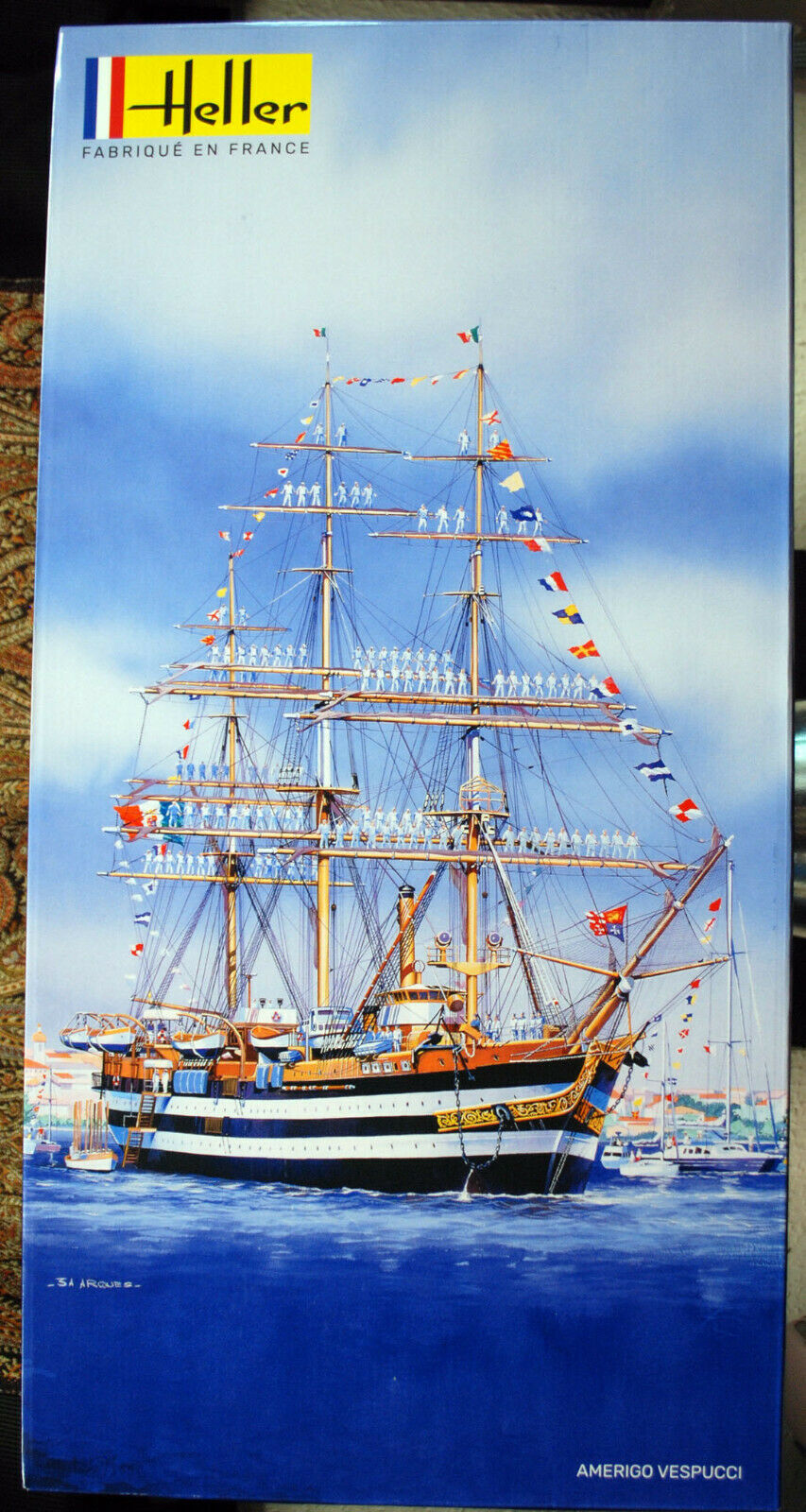 1930 Amerigo Vespucci Schulschiff Vollschiff 1:150 Heller 80807