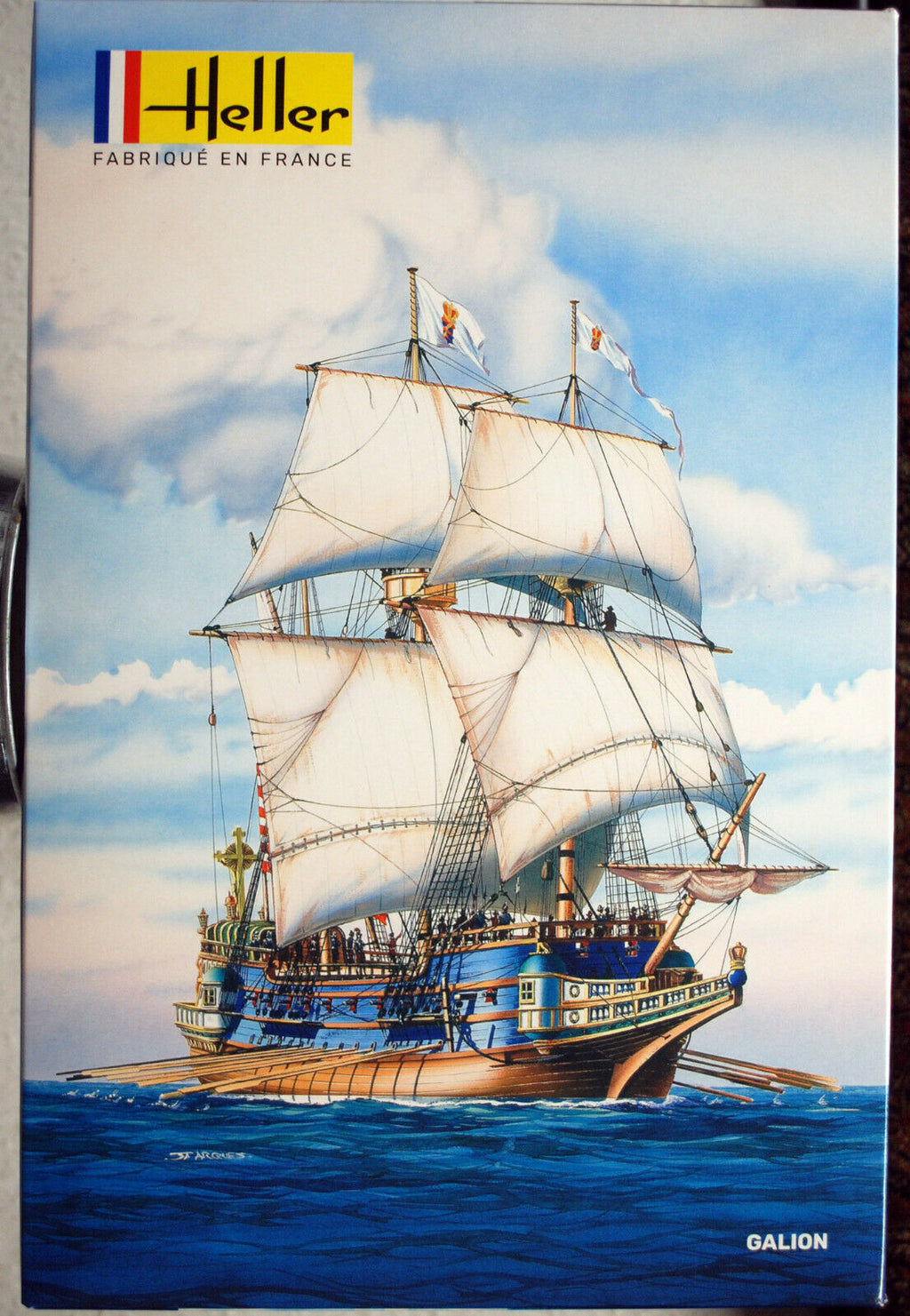 16. Jhdt. spanische Galeasse 1:200 Heller 80835 Galion wieder neu 2020