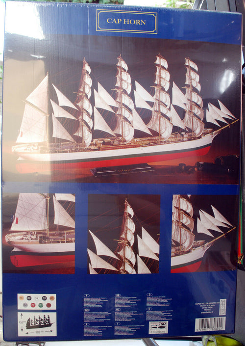 1905 Cap Horn Fünfmastbark Segelschiff Preußen1:150 Heller 80890 wieder neu 2018