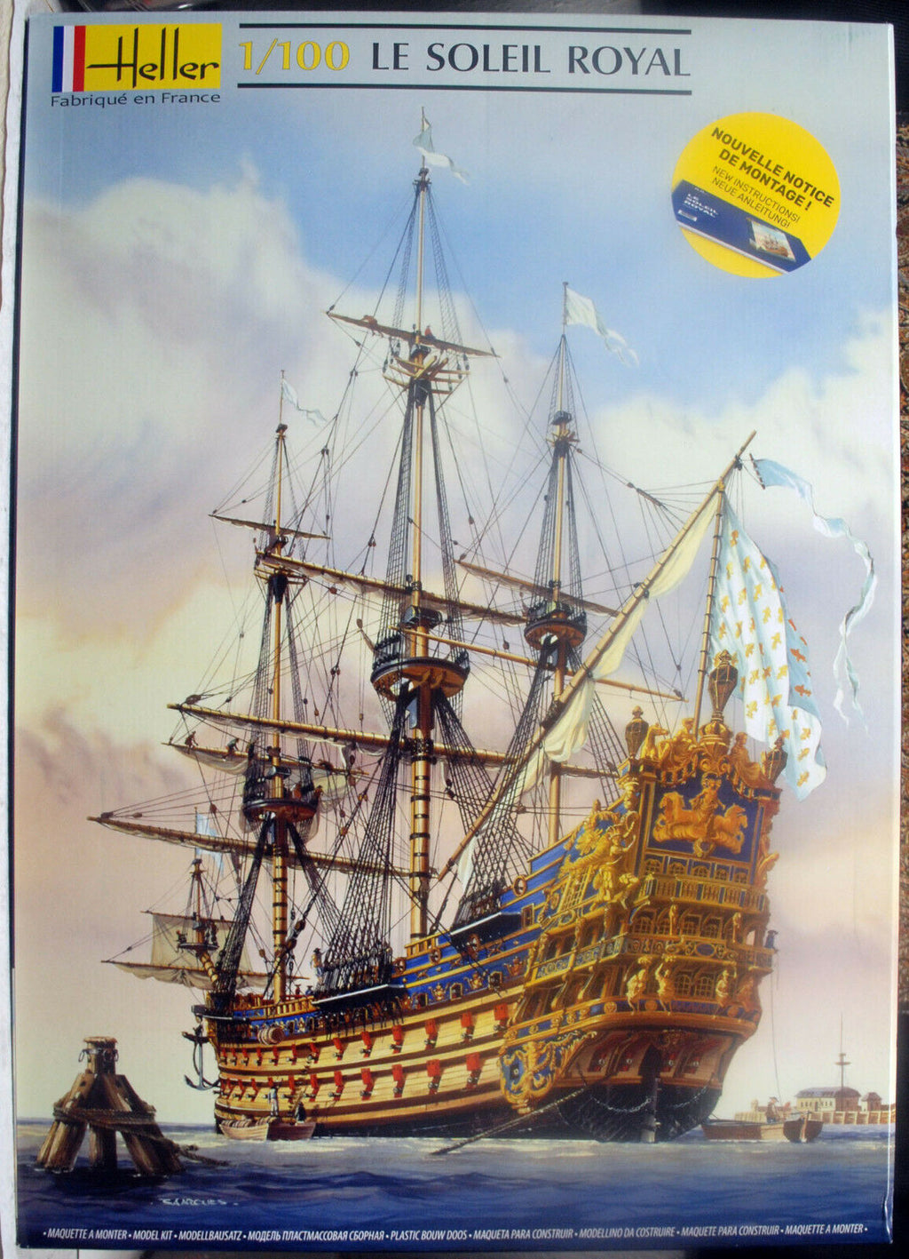 1692 Le Soleil Royal 1:100 Heller 80899 wieder neu 2021