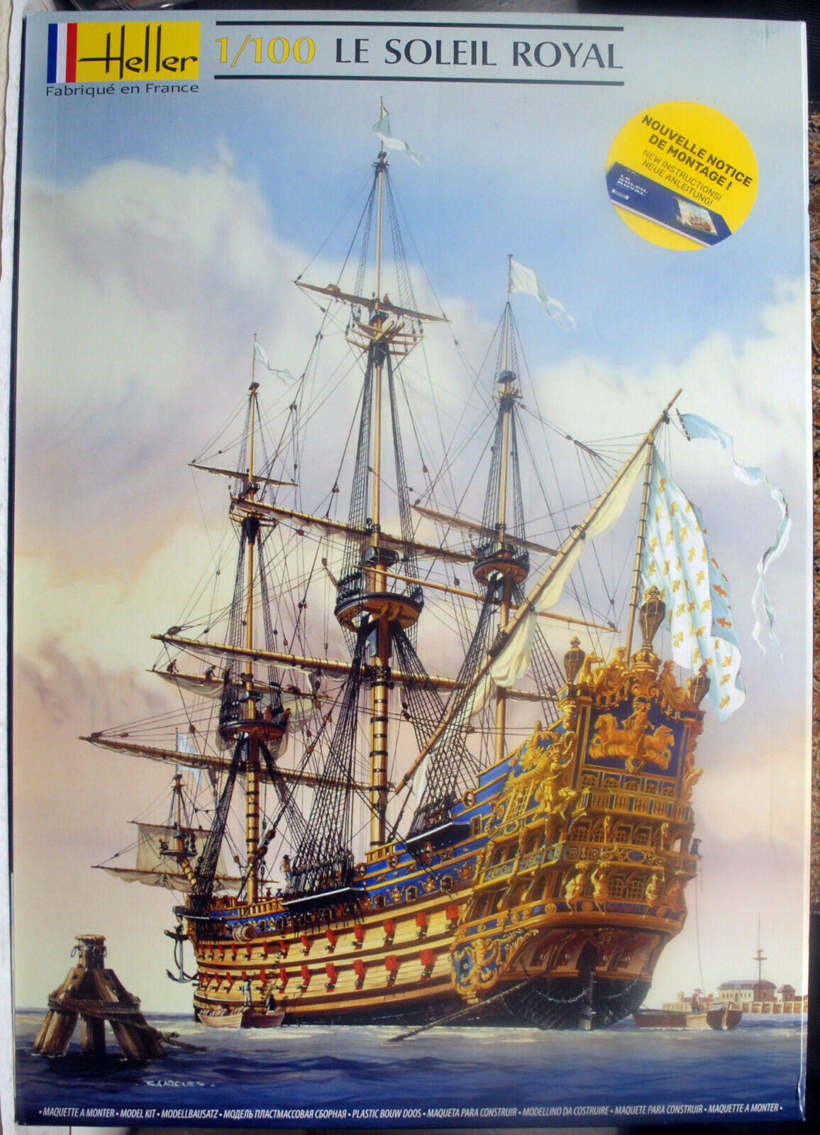 1692 Le Soleil Royal 1:100 Heller 80899 wieder neu 2021
