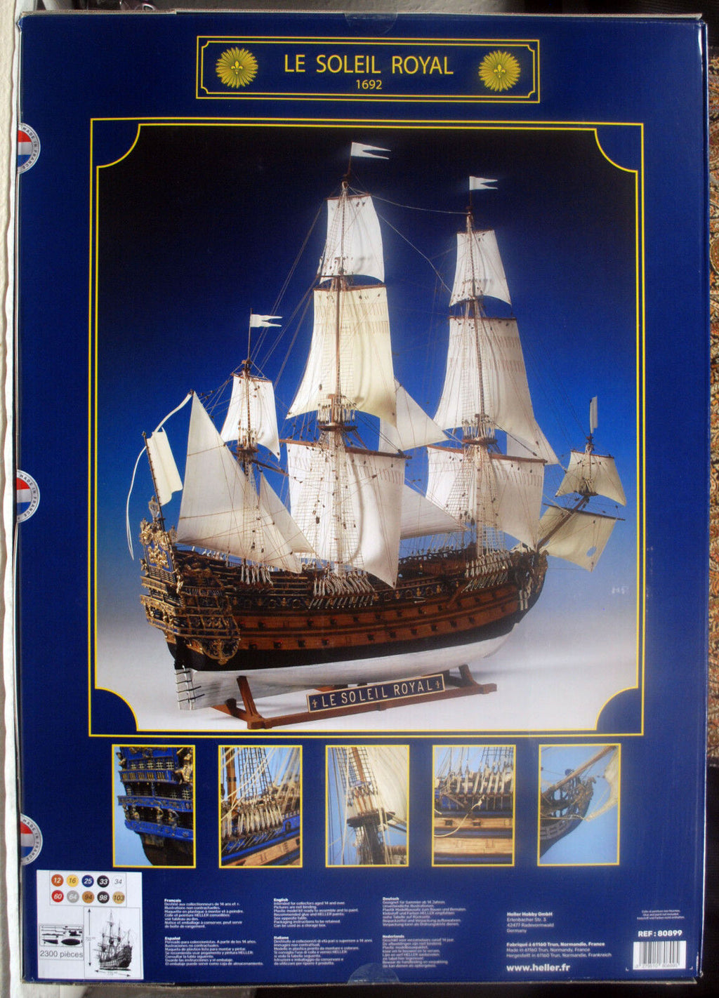 1692 Le Soleil Royal 1:100 Heller 80899 wieder neu 2021