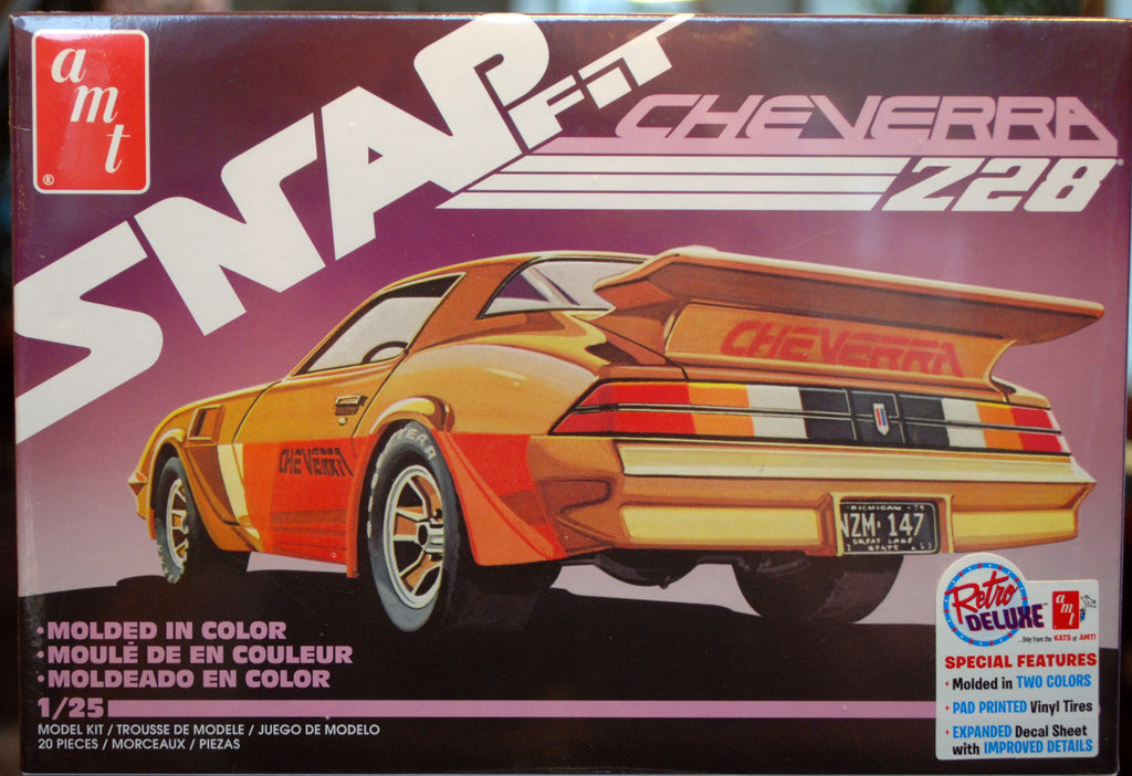 1980 Chevrolet Camaro Z 28 Cheverra Snap, 1:25, AMT 1007 wieder neu 2016