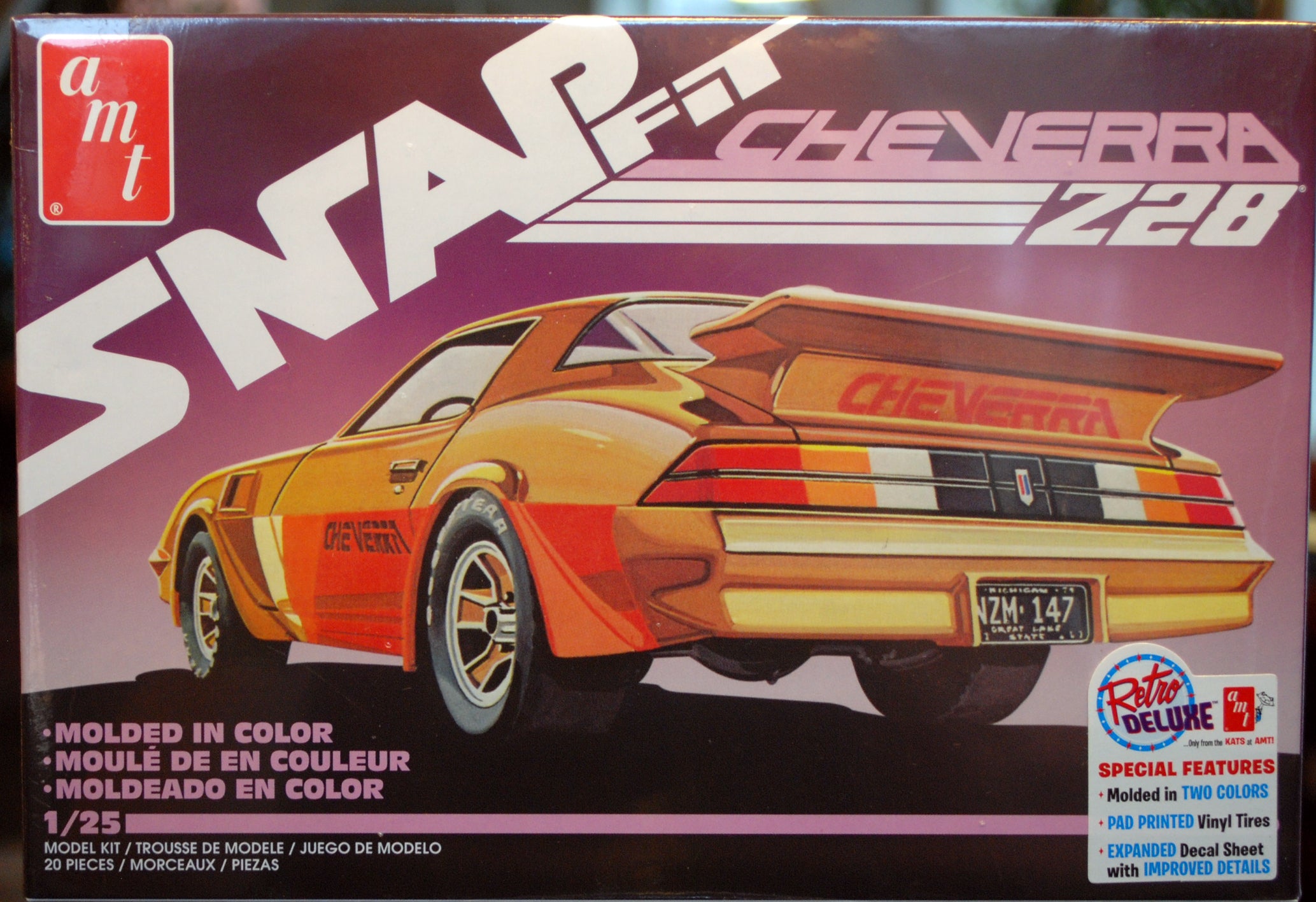 1980 Chevrolet Camaro Z 28 Cheverra Snap, 1:25, AMT 1007 wieder neu 2016