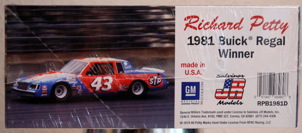 1981 Buick Regal Nascar Winner  # 43 Richard Petty STP 1:25 Salvinos JR 084608