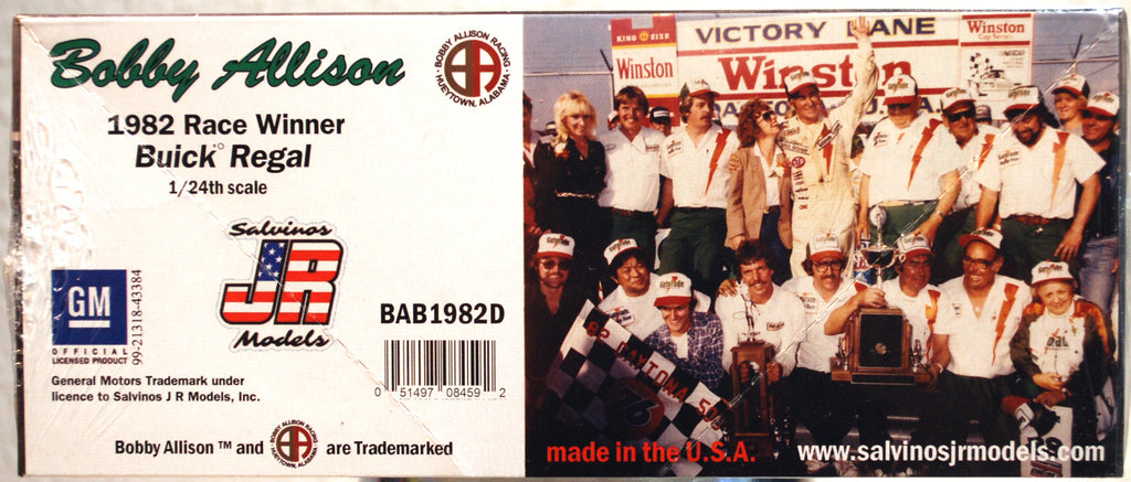 1982 Buick Regal Race Winner  # 88 B. Allison Gatorade 1:25 Salvinos JR 084592