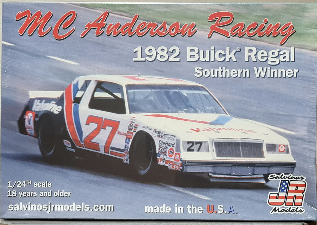 1982 Buick Regal # 27 C. Yarborough Valvoline 1:25 Salvinos JR 245689