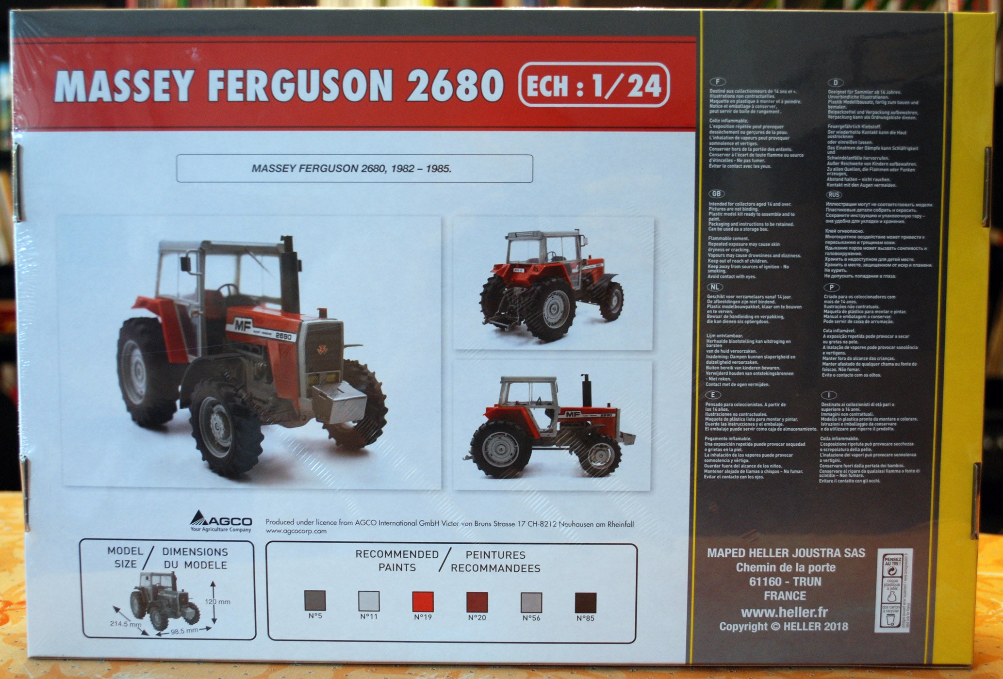 Heller 81402 1982 Massey Ferguson 2680 1:24 2018