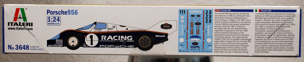 1982 Porsche 956 Jacky Ickx Jochen Mass 1:24 Italeri 3648 wieder neu 2019