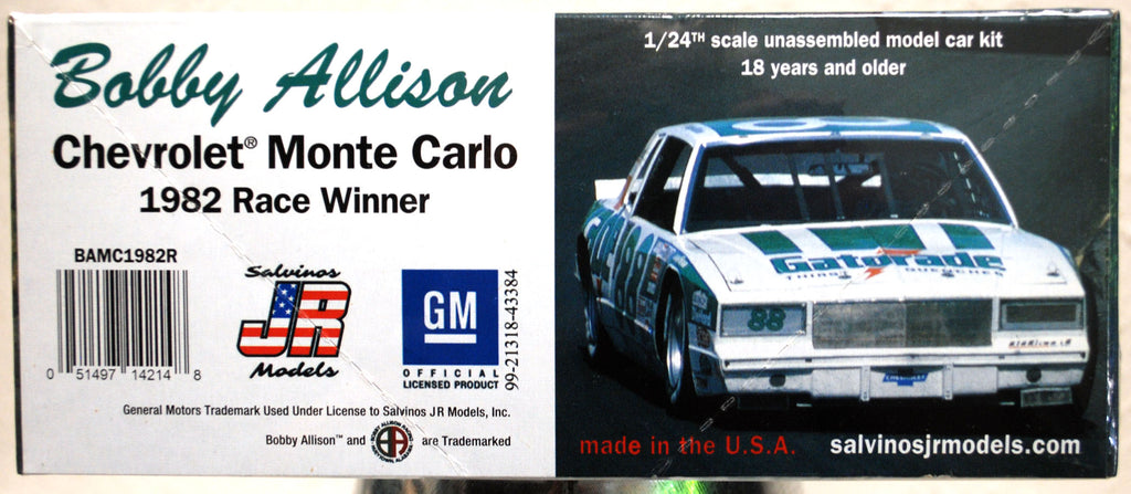 1982 Chevrolet Monte Carlo Gatorade # 88 Bobby Allison 1:25 Salvinos JR 142148