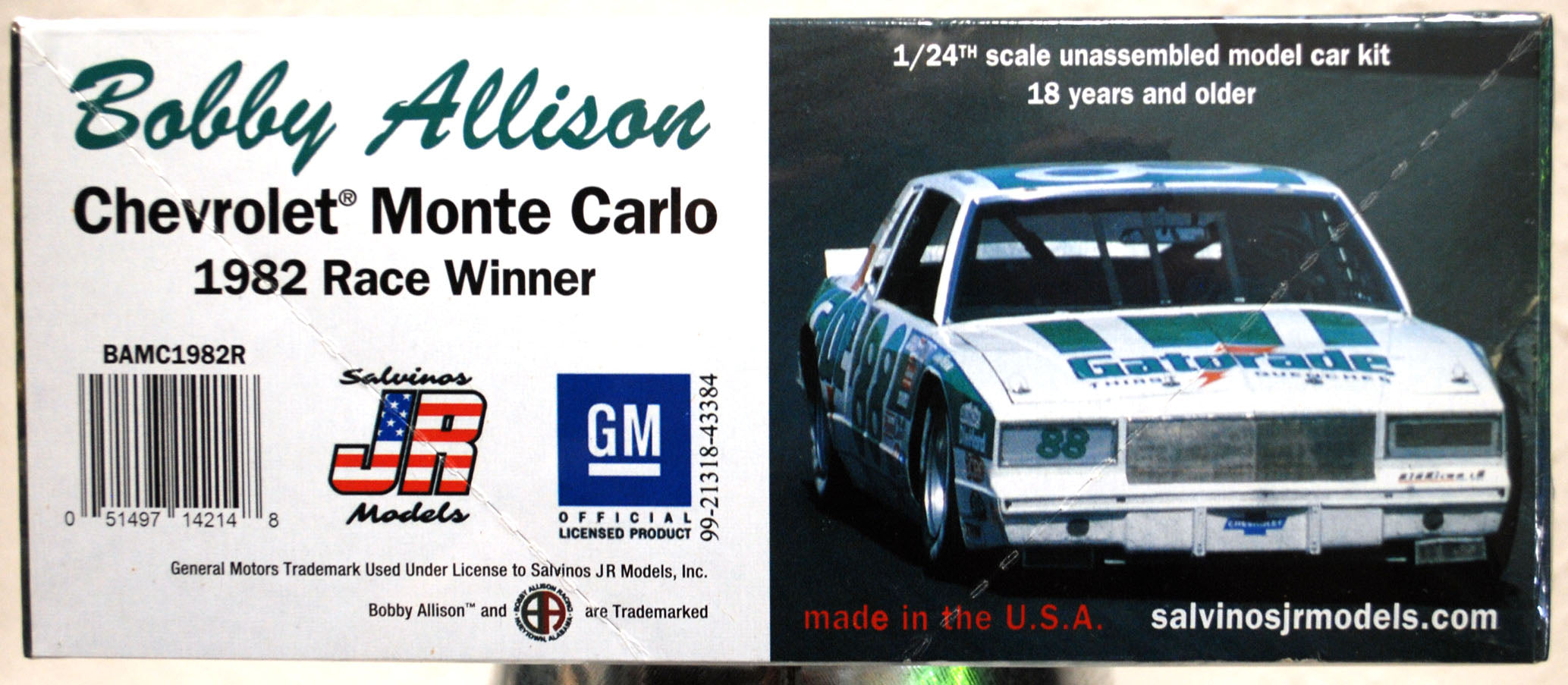 1982 Chevrolet Monte Carlo Gatorade # 88 Bobby Allison 1:25 Salvinos JR 142148