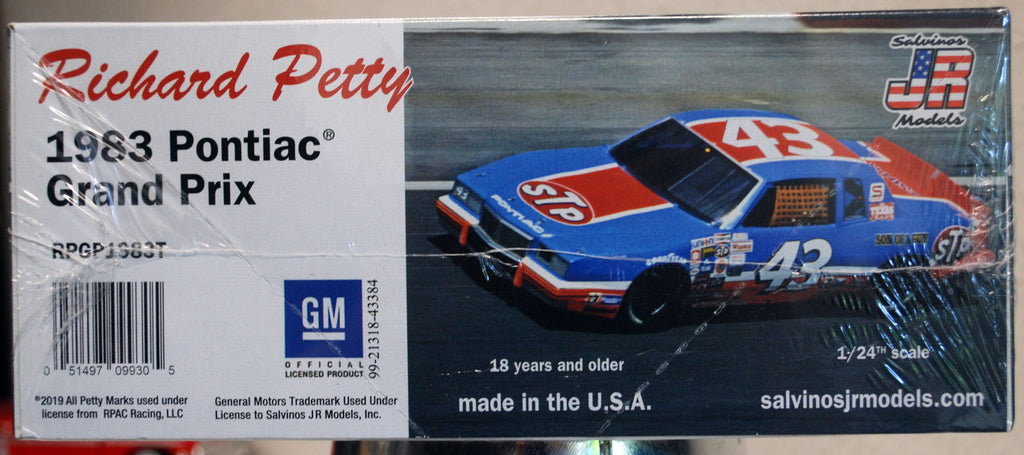 1983 Pontiac Grand Prix Talladega # 43 Richard Petty STP 1:25 Salvinos JR 099305