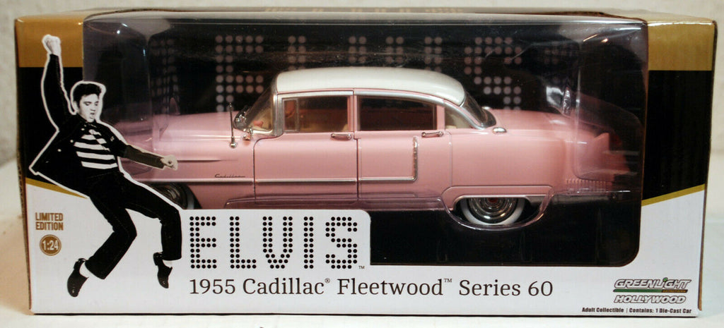 1955 Cadillac Fleetwood Series 60 Elvis Presley 1:24, Green Light 84092