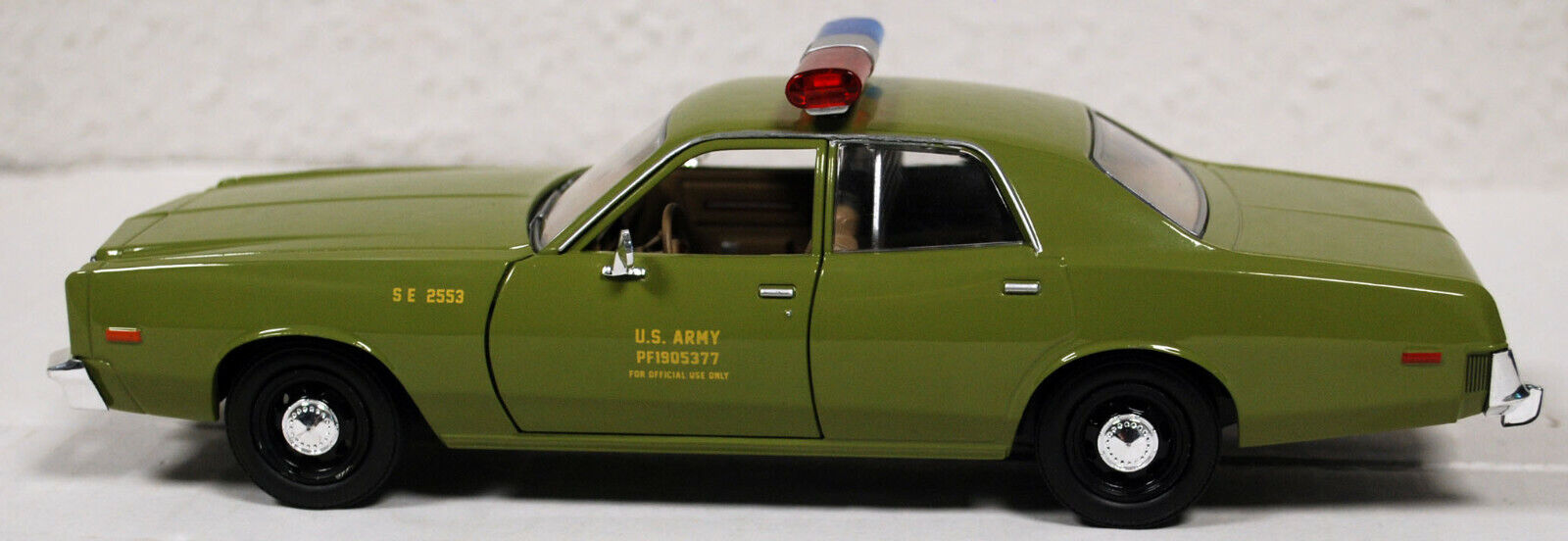 Greenlight 84103 1977 Plymouth Fury Military Police A-Team 1:24
