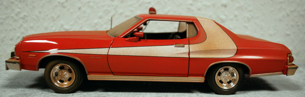 1976 Ford Gran Torino Starsky & Hutch weathered 1:24 Green Light 84121