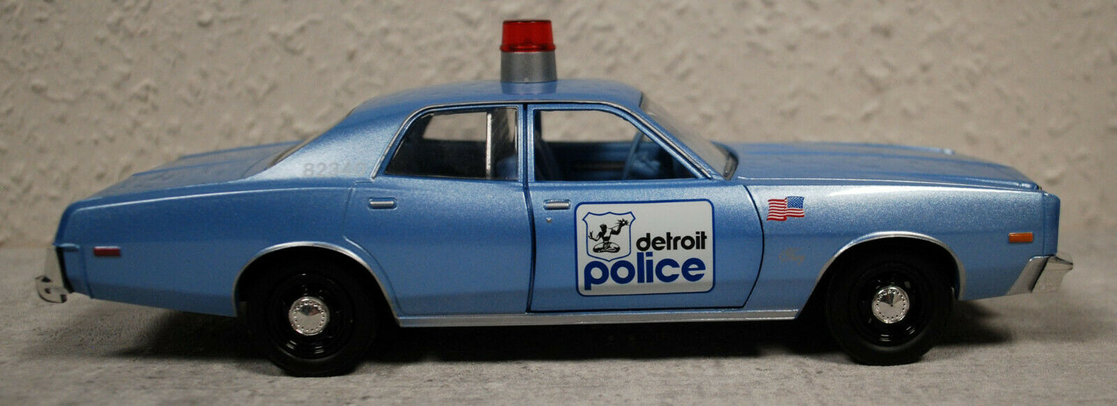 1977 Plymouth Fury Berverly Hills Cop I Detroit Police Car 1:24 Greenlight 84122