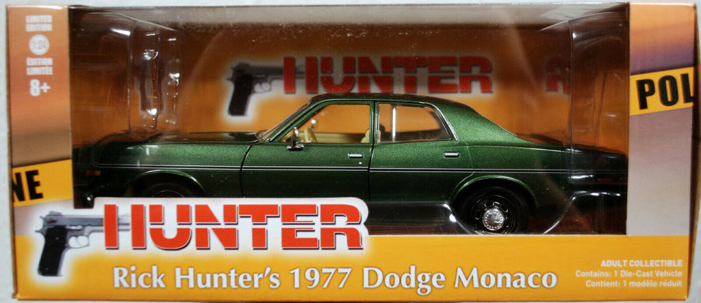 1977 Dodge Monaco Hunter Fernsehserie 1:24 Green Light 84123