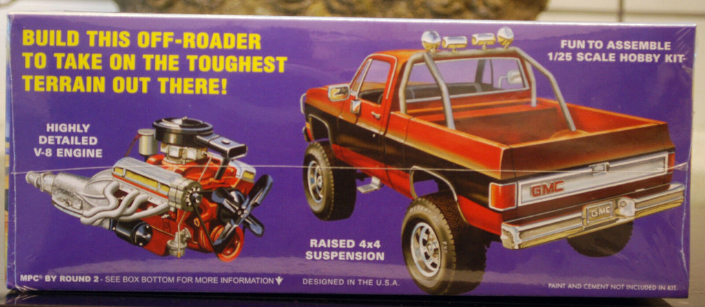 1984 GMC Pickup Deserter Black, 1:25, MPC 848 wieder neu 2016 wieder neu