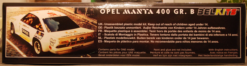 Belkits 009 1984 Opel Manta 400 Gr. B 24 Std. von Ypern Jimmy McRae 1:24 neu2018