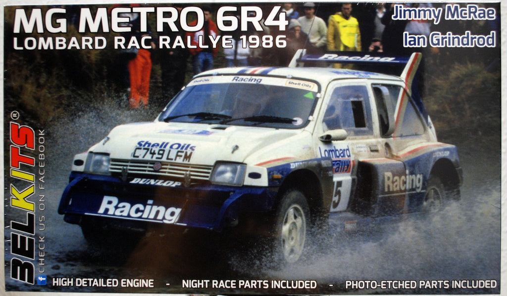 Belkits 015 1986 MG Metro 6R4 Rallye Monte Carlo Wilson / Harris 1:24 neu 2020