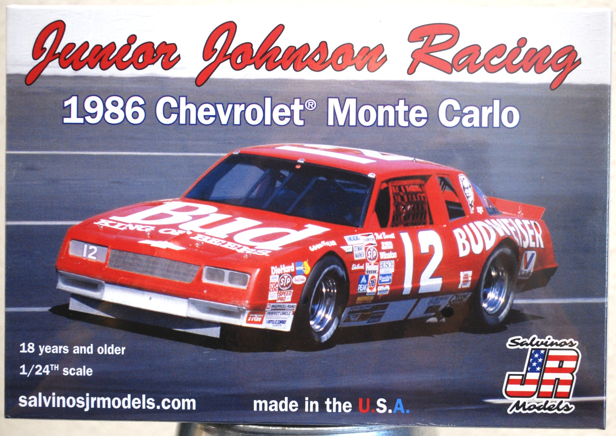 1986 Chevrolet Monte Carlo Neil Bonnet #12 Budweiser 1:25 Salvinos 226244